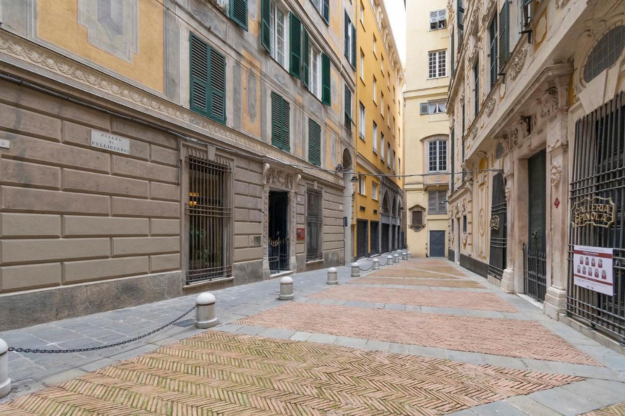 热那亚Centro Storico Caruggi 2Min Acquario Pellicceria Superior Loft Palazzo Rolli公寓 外观 照片